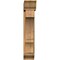 Ekena Millwork Balboa Traditional Rough Sawn Bracket w/ Offset Brace, Western Red Cedar, 8"W x 30"D x 42"H BKT0806X30X42BOA01RWR - alternate 4